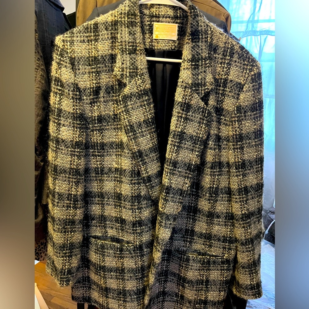 Pendleton women’s plaid wool blazer, size large